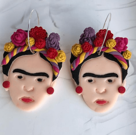 3D Printed Bespoke Clay Cutters - Frieda Kahlo face