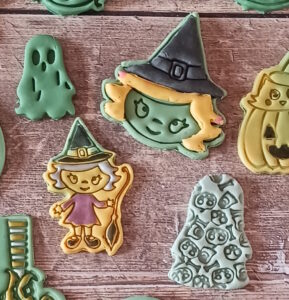 Witch Cookie Cutters and Embossing Stamps